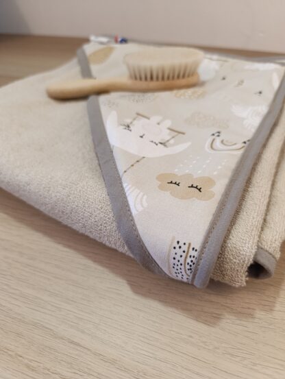 Cape de bain beige lapin – Image 4