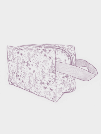 Trousse de toilette rectangulaire