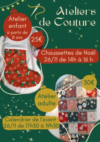 Atelier couture Noël